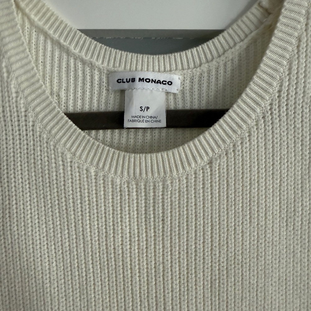 Club Monaco Ribbed Knit Tunic - Picture 3 of 4